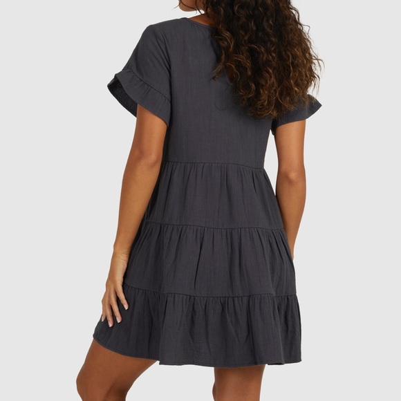 Billabong Black Pixie Mini Dress - Picture 6 of 6